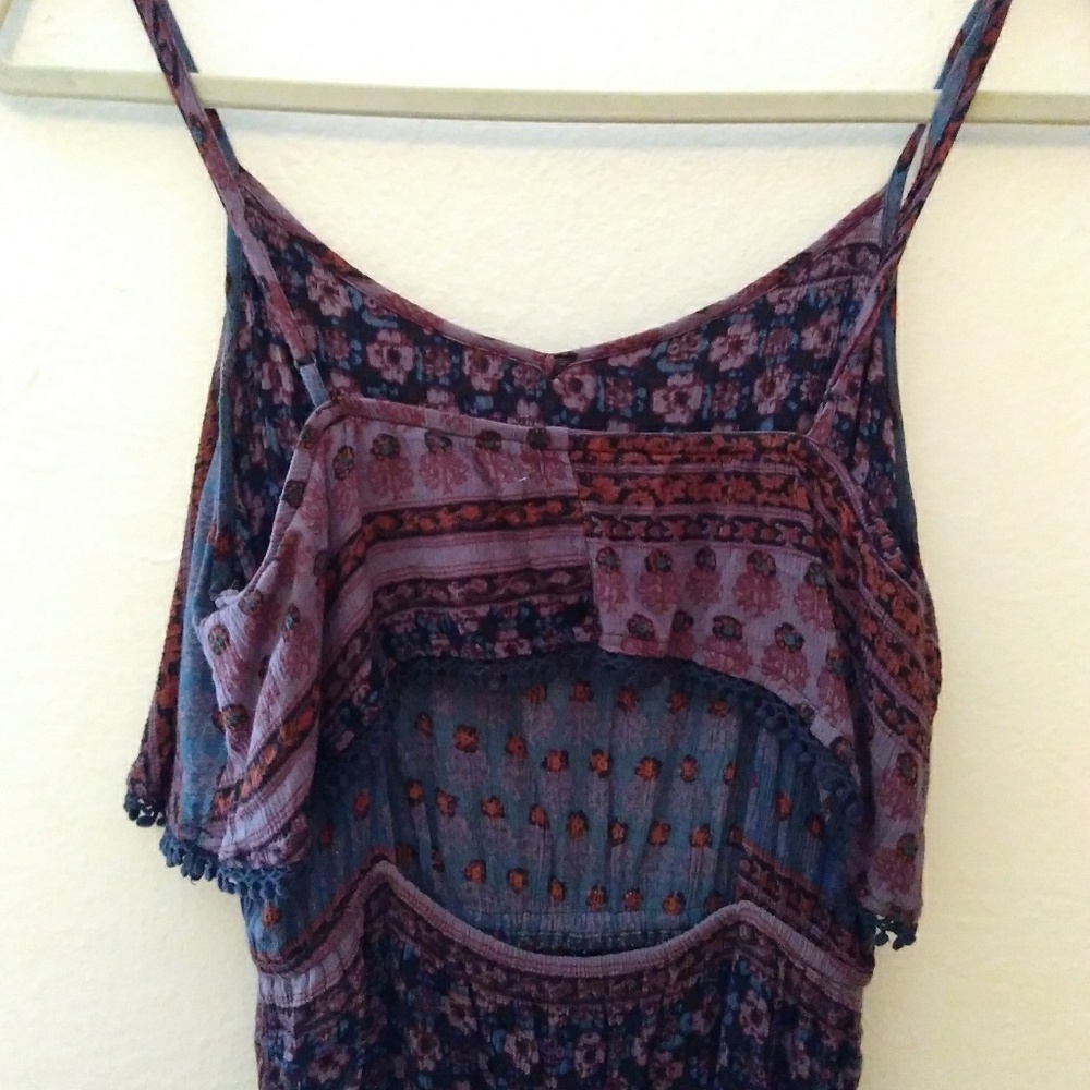 Maxi patterned sun dress